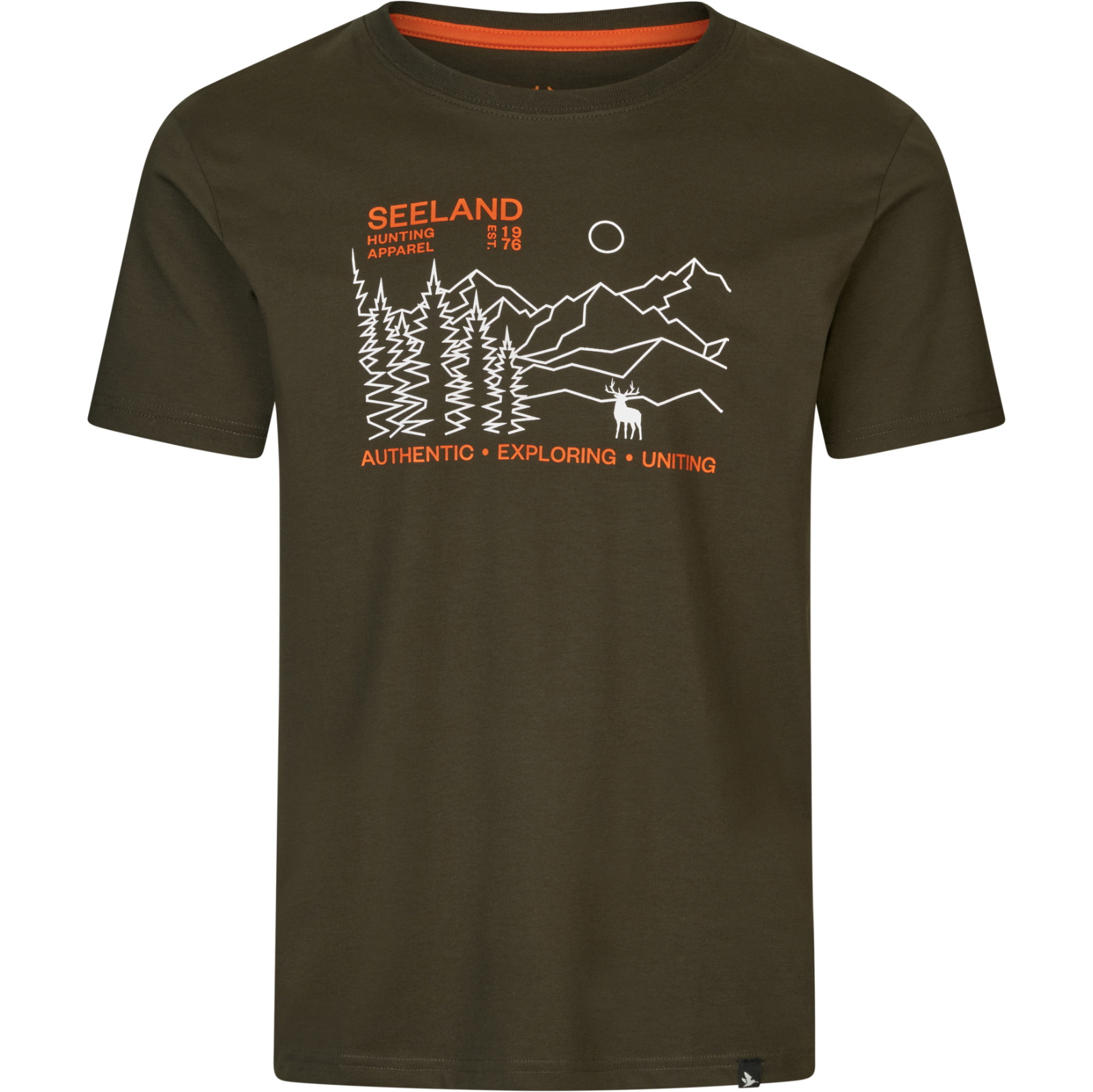 2025 Seeland Mens Landscape T-Shirt 40441 - Pine Green